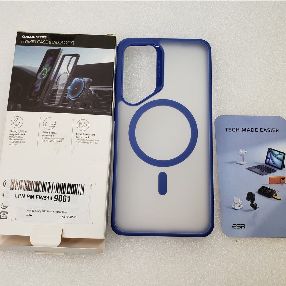 ESR Classic Series Hybrid Case for Samsung Galaxy S26 Plus (Frosted Blue)